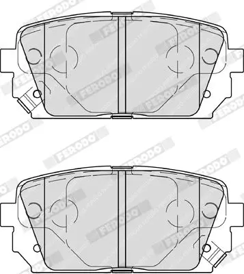 Handler.Part Brake pad set, disc brake FERODO FDB4193 3