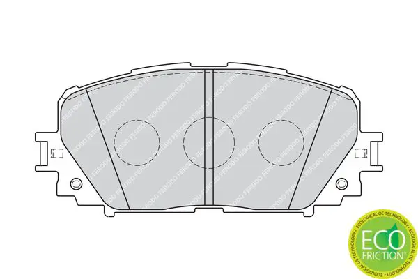 Handler.Part Brake pad set, disc brake FERODO FDB4081 2