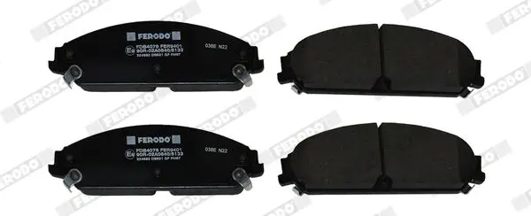 Handler.Part Brake pad set, disc brake FERODO FDB4078 2