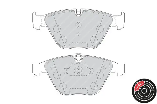 Handler.Part Brake pad set, disc brake FERODO FDB4191 2