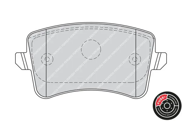 Handler.Part Brake pad set, disc brake FERODO FDB4190 2