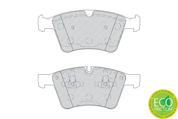 Handler.Part Brake pad set, disc brake FERODO FDB4189 2