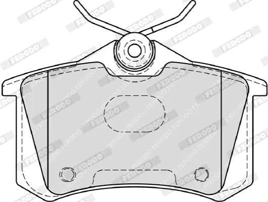 Handler.Part Brake pad set, disc brake FERODO FDB4183 3