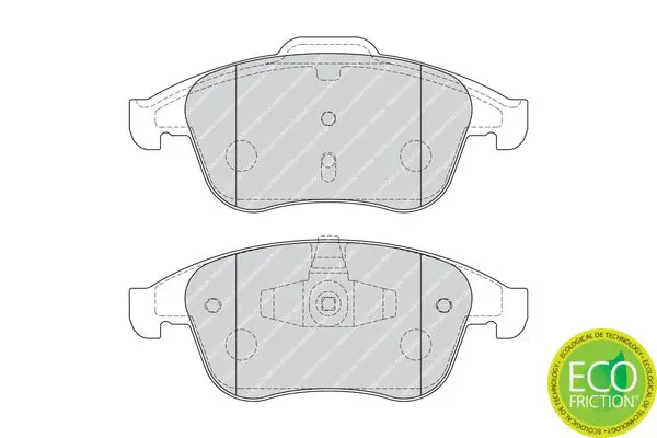 Handler.Part Brake pad set, disc brake FERODO FDB4181 2