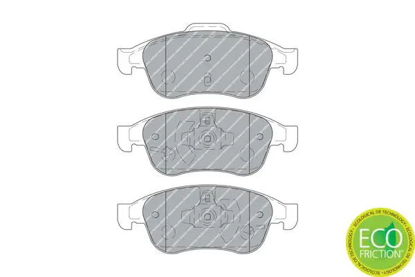 Handler.Part Brake pad set, disc brake FERODO FDB4180 2