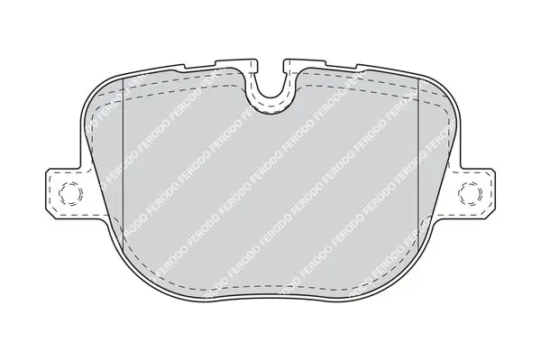 Handler.Part Brake pad set, disc brake FERODO FDB4106 2