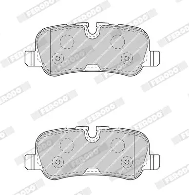 Handler.Part Brake pad set, disc brake FERODO FDB4105 3