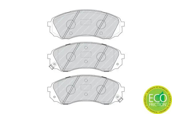 Handler.Part Brake pad set, disc brake FERODO FDB4113 2