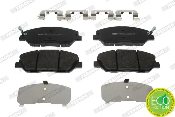 Handler.Part Brake pad set, disc brake FERODO FDB4111 1