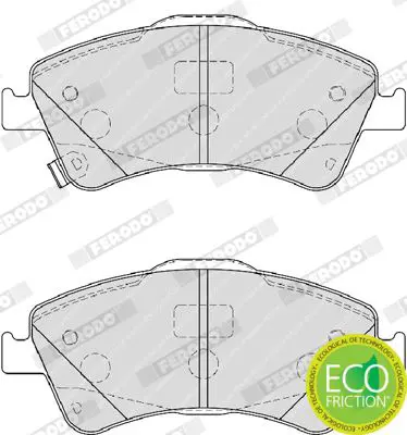 Handler.Part Brake pad set, disc brake FERODO FDB4047 3