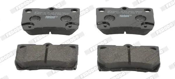 Handler.Part Brake pad set, disc brake FERODO FDB4001 1