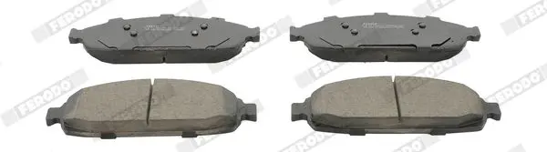 Handler.Part Brake pad set, disc brake FERODO FDB4002 1