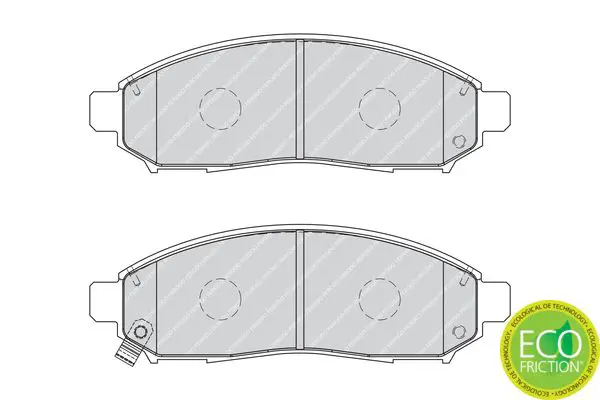 Handler.Part Brake pad set, disc brake FERODO FDB1997 2