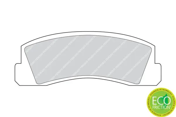 Handler.Part Brake pad set, disc brake FERODO FDB195 2