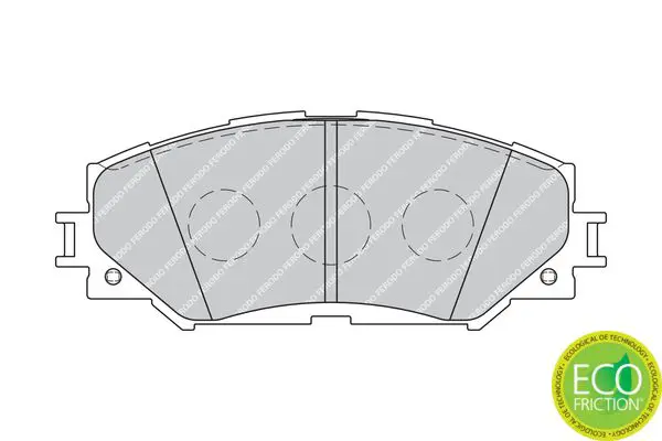 Handler.Part Brake pad set, disc brake FERODO FDB1891 2