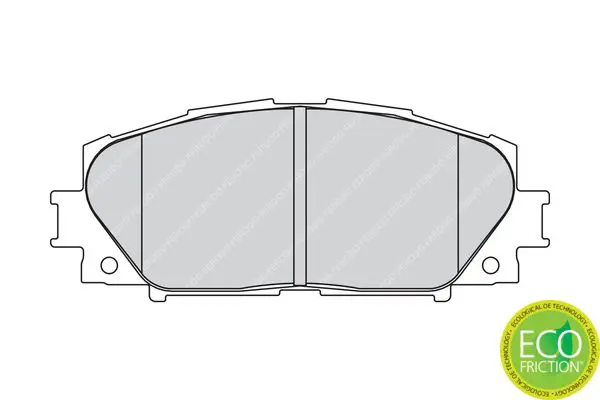 Handler.Part Brake pad set, disc brake FERODO FDB1829 2