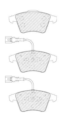 Handler.Part Brake pad set, disc brake FERODO FDB1826 2