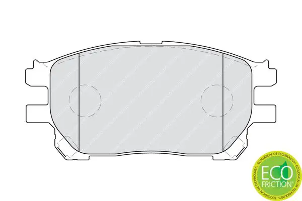 Handler.Part Brake pad set, disc brake FERODO FDB1868 2