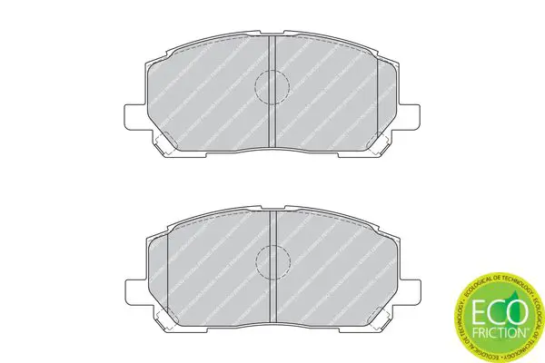 Handler.Part Brake pad set, disc brake FERODO FDB1911 2