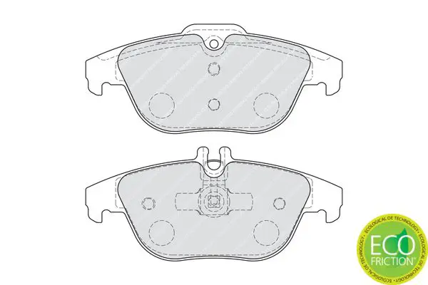 Handler.Part Brake pad set, disc brake FERODO FDB1980 2