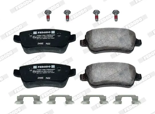 Handler.Part Brake pad set, disc brake FERODO FDB1798 2