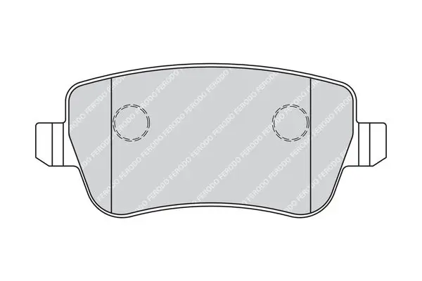 Handler.Part Brake pad set, disc brake FERODO FDB1798 1