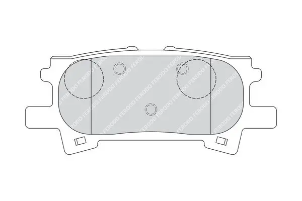 Handler.Part Brake pad set, disc brake FERODO FDB1731 2