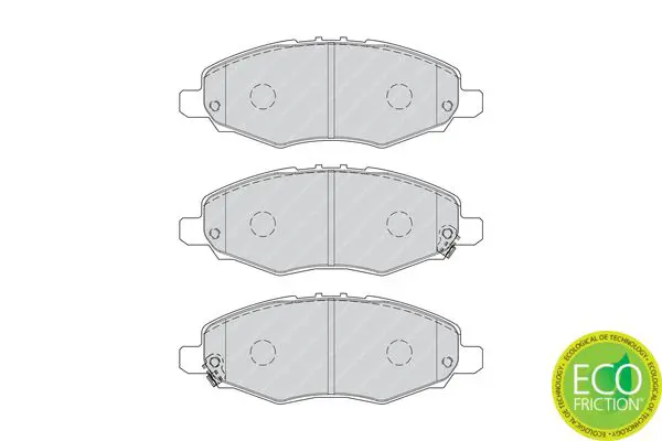 Handler.Part Brake pad set, disc brake FERODO FDB1836 2