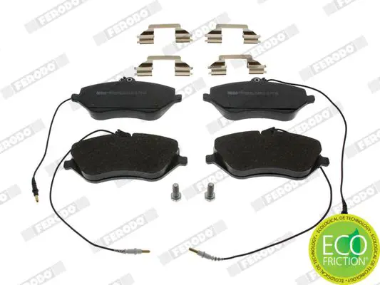 Handler.Part Brake pad set, disc brake FERODO FDB1726 1