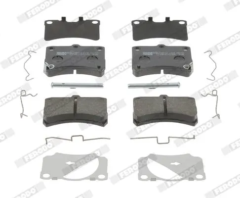 Handler.Part Brake pad set, disc brake FERODO FDB1700 1