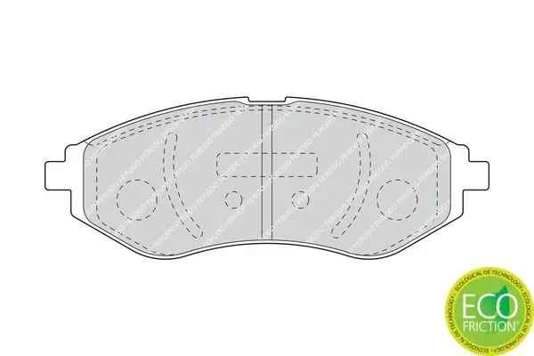 Handler.Part Brake pad set, disc brake FERODO FDB1699 2