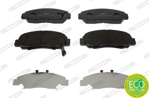 Handler.Part Brake pad set, disc brake FERODO FDB1669 1