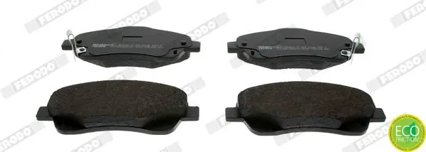 Handler.Part Brake pad set, disc brake FERODO FDB1648 1