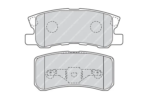 Handler.Part Brake pad set, disc brake FERODO FDB1604 2