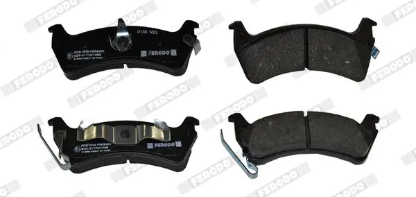 Handler.Part Brake pad set, disc brake FERODO FDB1549 2