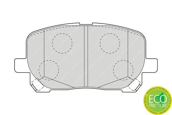 Handler.Part Brake pad set, disc brake FERODO FDB1529 2