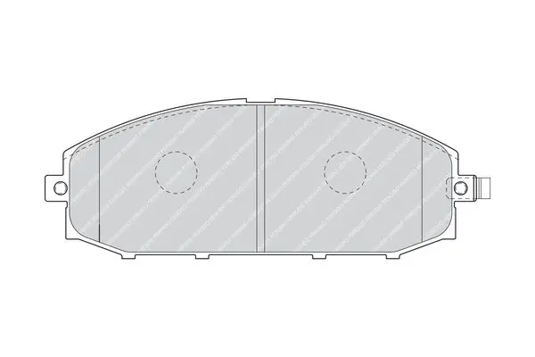 Handler.Part Brake pad set, disc brake FERODO FDB1577 2