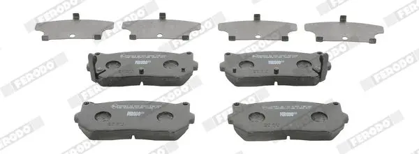 Handler.Part Brake pad set, disc brake FERODO FDB1569 1