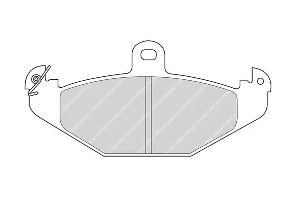 Handler.Part Brake pad set, disc brake FERODO FDB1560 2