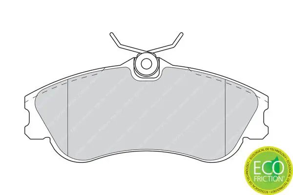 Handler.Part Brake pad set, disc brake FERODO FDB1477 2