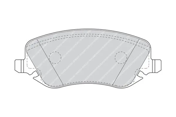 Handler.Part Brake pad set, disc brake FERODO FDB1470 2