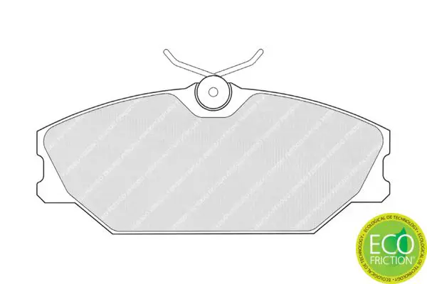 Handler.Part Brake pad set, disc brake FERODO FDB1420 2