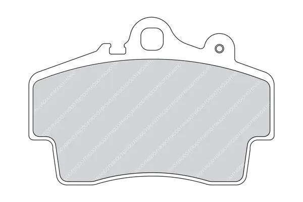 Handler.Part Brake pad set, disc brake FERODO FDB1307 2