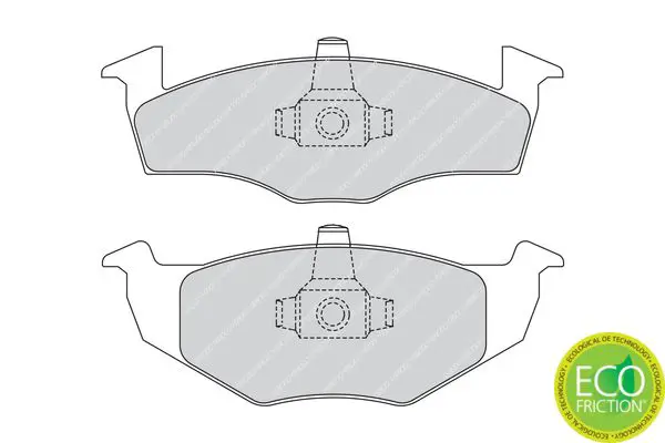 Handler.Part Brake pad set, disc brake FERODO FDB1288 2