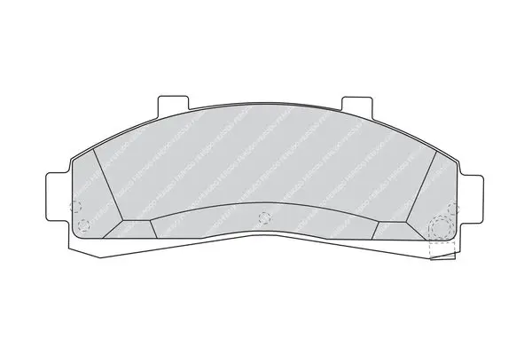 Handler.Part Brake pad set, disc brake FERODO FDB1129 2