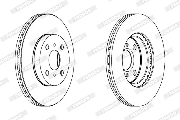 Handler.Part Brake disc FERODO DDF1149 2