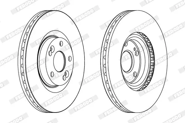 Handler.Part Brake disc FERODO DDF1139 2