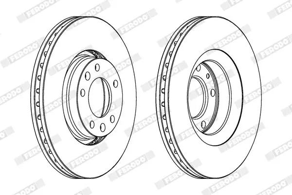 Handler.Part Brake disc FERODO DDF1103 2