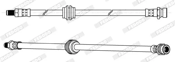 Handler.Part Brake hose FERODO FHY2820 1