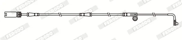 Handler.Part Warning contact, brake pad wear FERODO FWI369 2